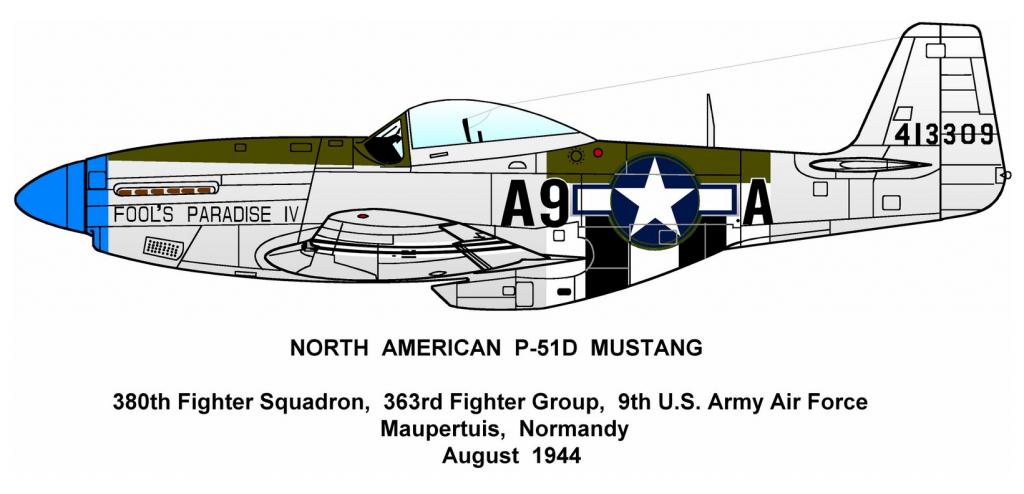 North American P-51D Mustang PRE-PAINTED in COLOUR! des 8591437492169.
