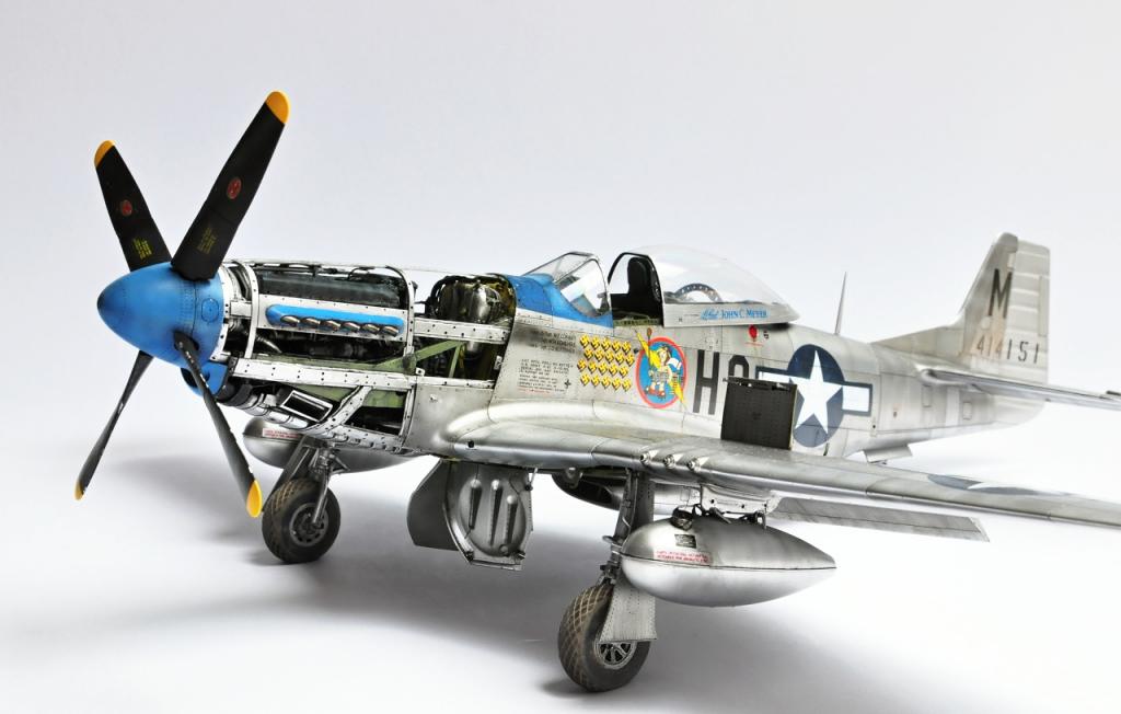 Painted P51D Gun Bay Late for TAM 1/32 Aircraft 