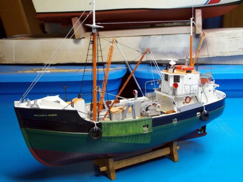 Scallop Trawler WILLIAM C BAKER, 1962 - 1/48 scratchbuilding - iModeler