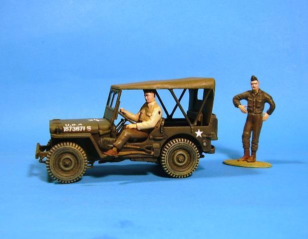 Maquette Tamiya Jeep Willys et figurines 1/48