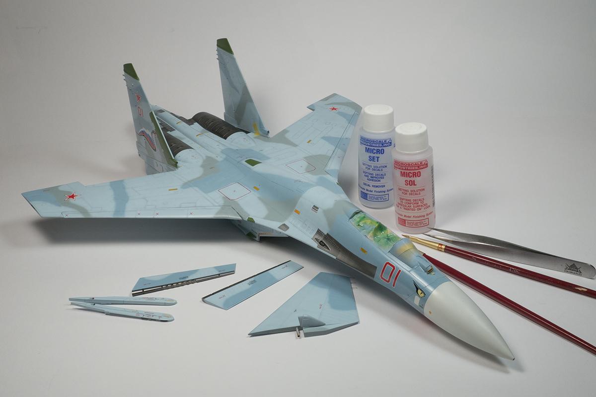 Quickboost 1/48  Sukhoi Su-27 Flanker B Correct Nose for Academy kit # 48116 