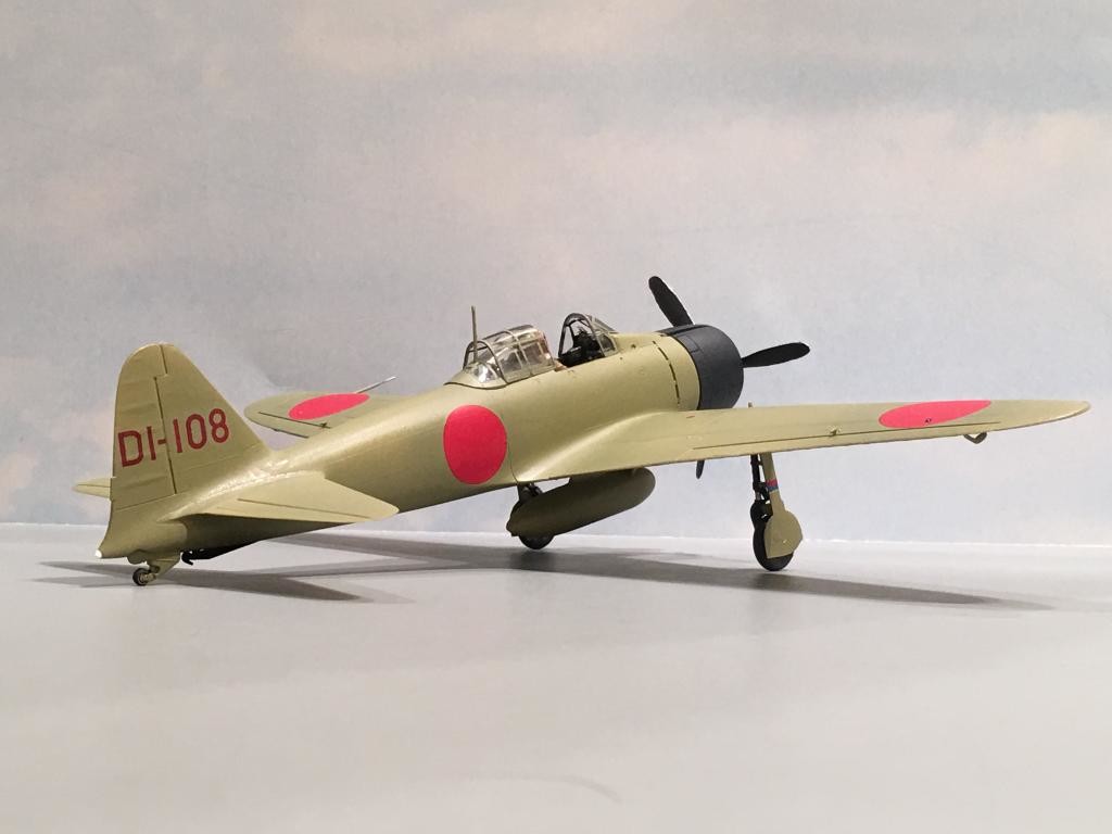 Tamiya 1/48 Mitsubishi A6M2 Zero, Petty Officer 1st Class Tadayoshi Koga,  Battle for the Aleutian Islands - A6M Battle of Midway Group Build -  iModeler