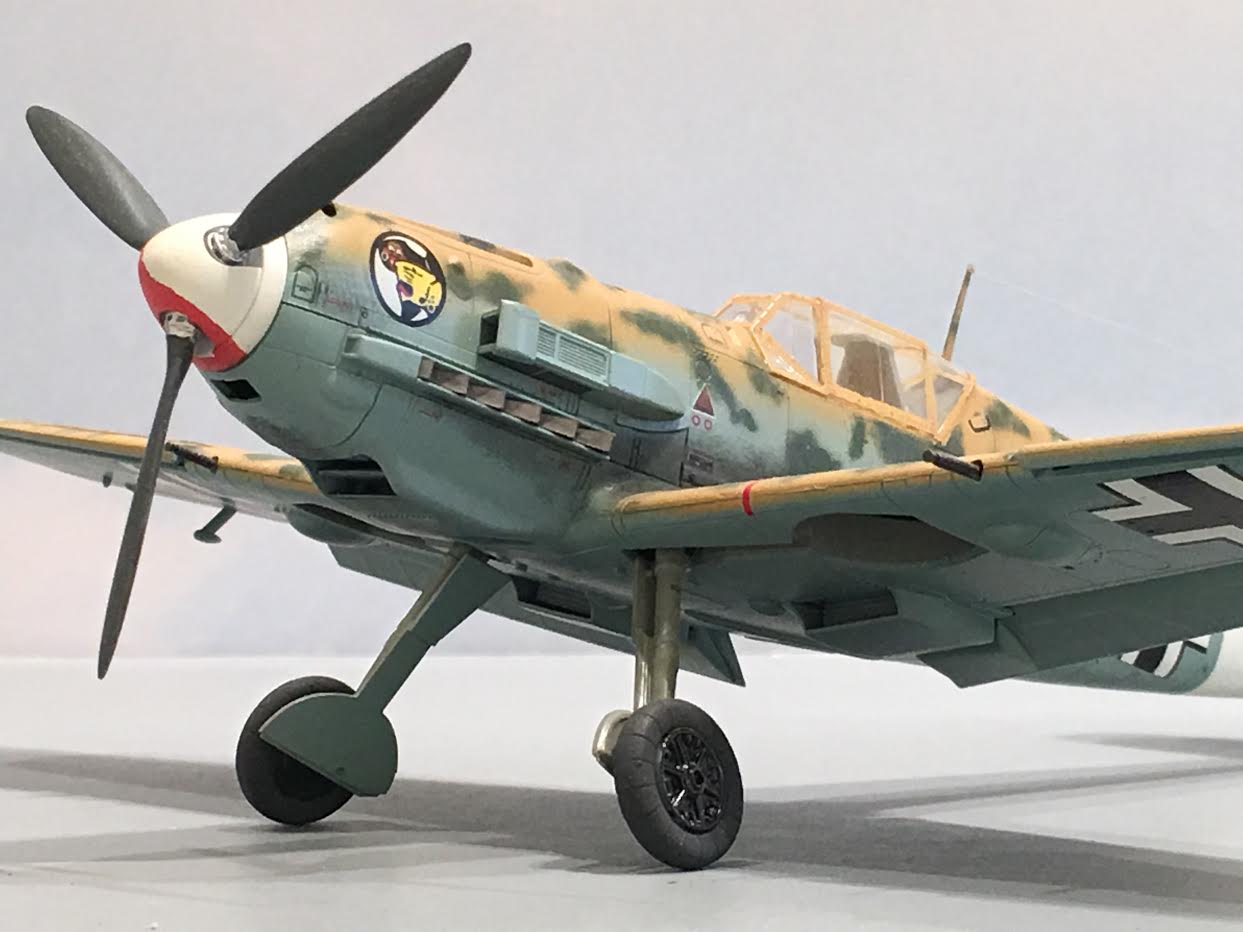 Alliance Model Works 1:48 Messerschmitt Bf 109 E-7 Tropical Camo Set.2 #AW011 