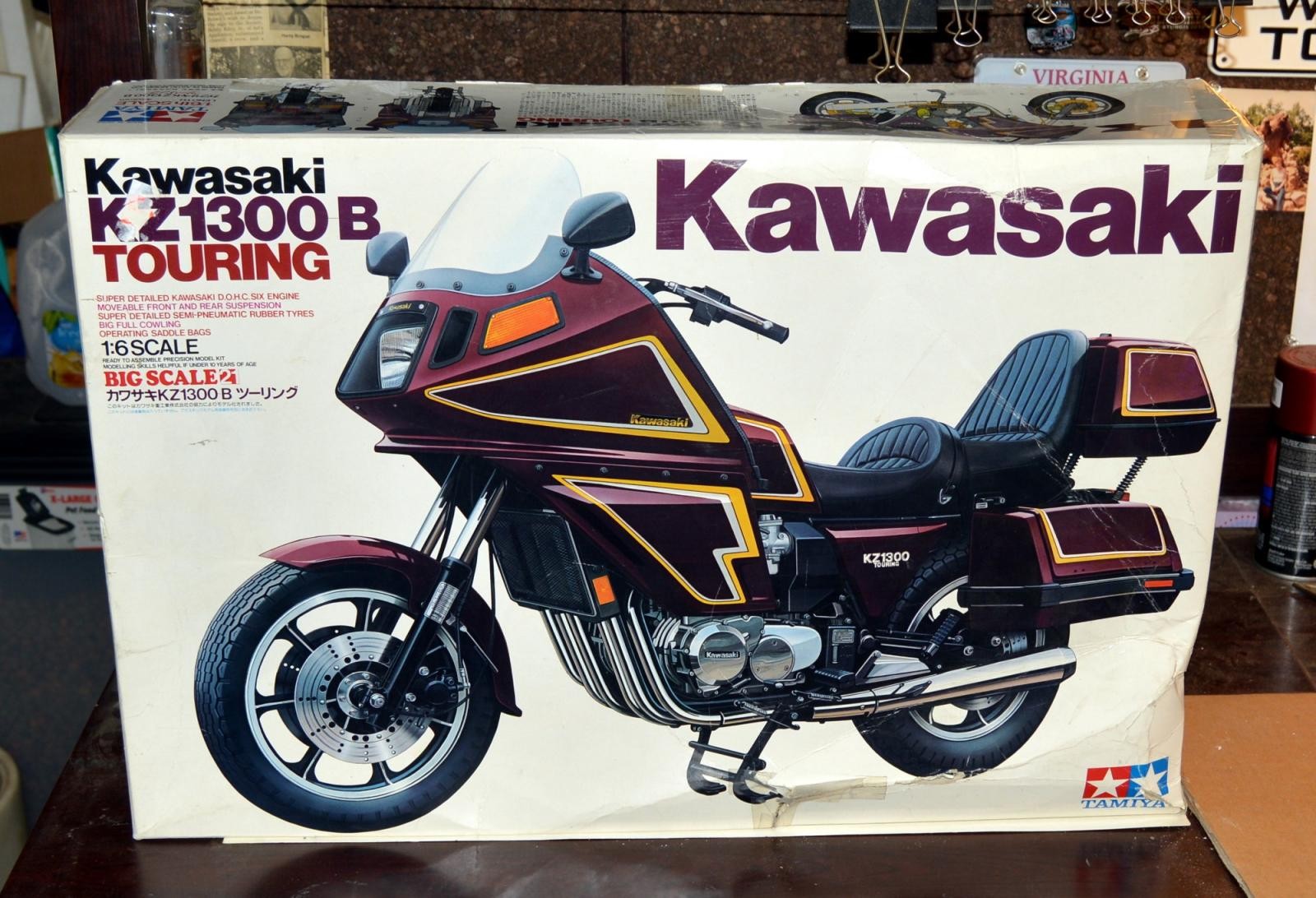 TAMIYA 1/6 scale KAWASAKI KZ1300 B TOURING - bike Motorcycle