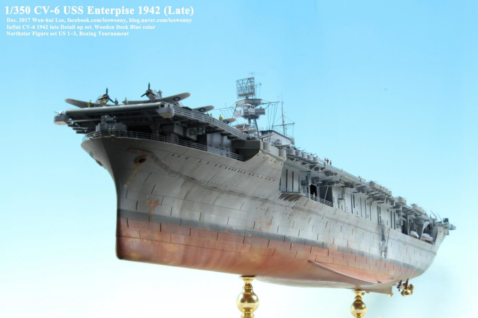 The build log: USS Enterprise 1942, by Can Woraprat Saelo