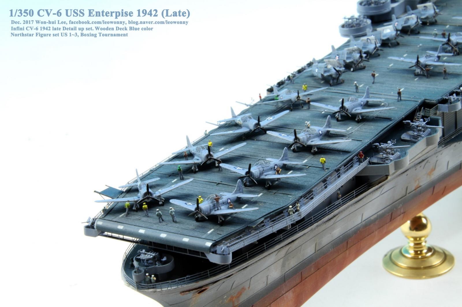 1/350 CV-6 USS Enterprise 1942 Late Version.