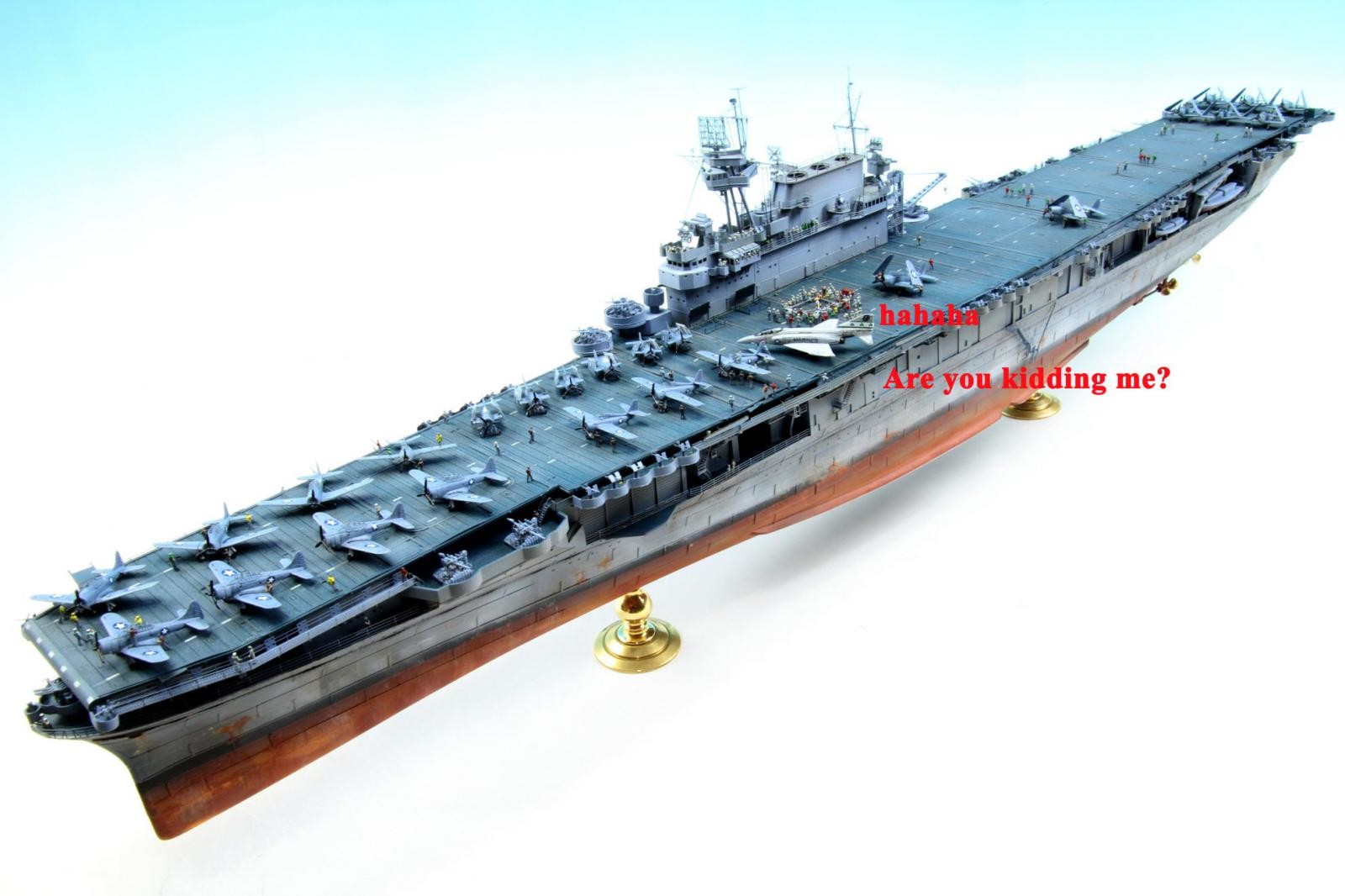 LATE DECK BLUE WOODEN DECK SET 1/350 INFINI MODEL USS ENTERPRISE CV-6 1942 