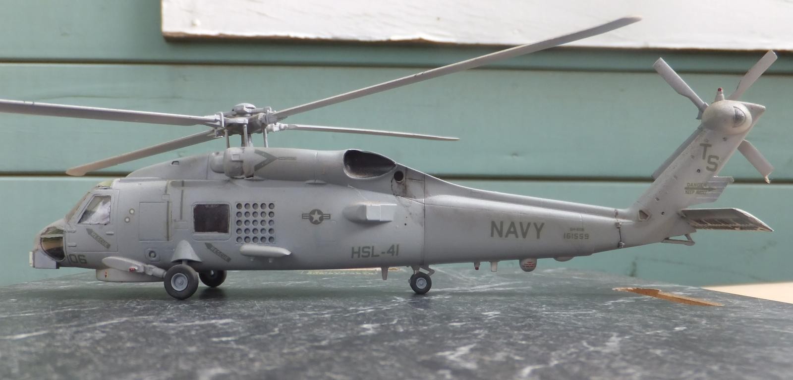 US NAVY SH-60B Seahawk TS-00 HSL 41 helicopter 1/72 plastic diecast Easy model 