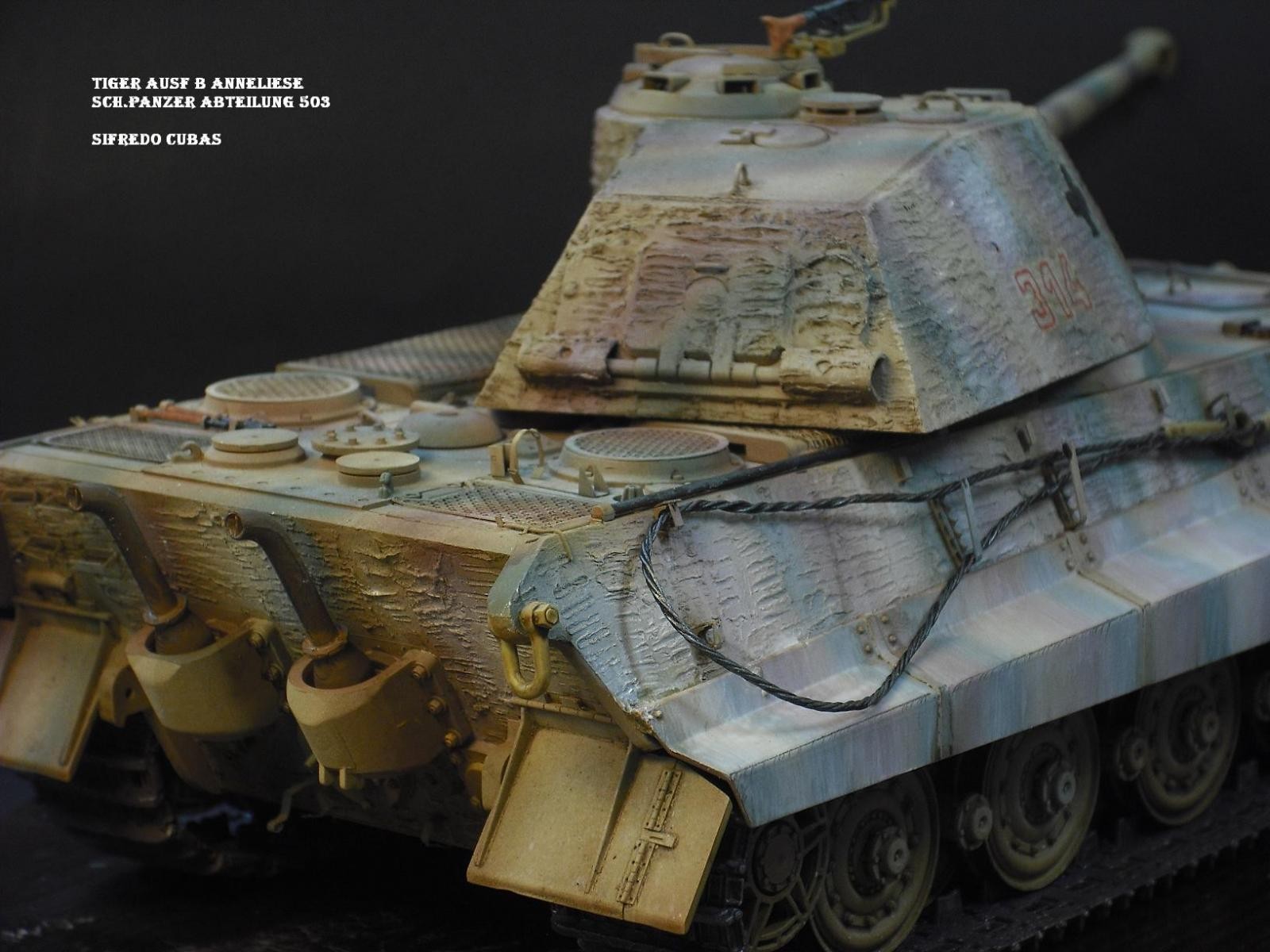 Tiger Ausf B Anneliese Schw Panzer Abt K Nigstiger Pz