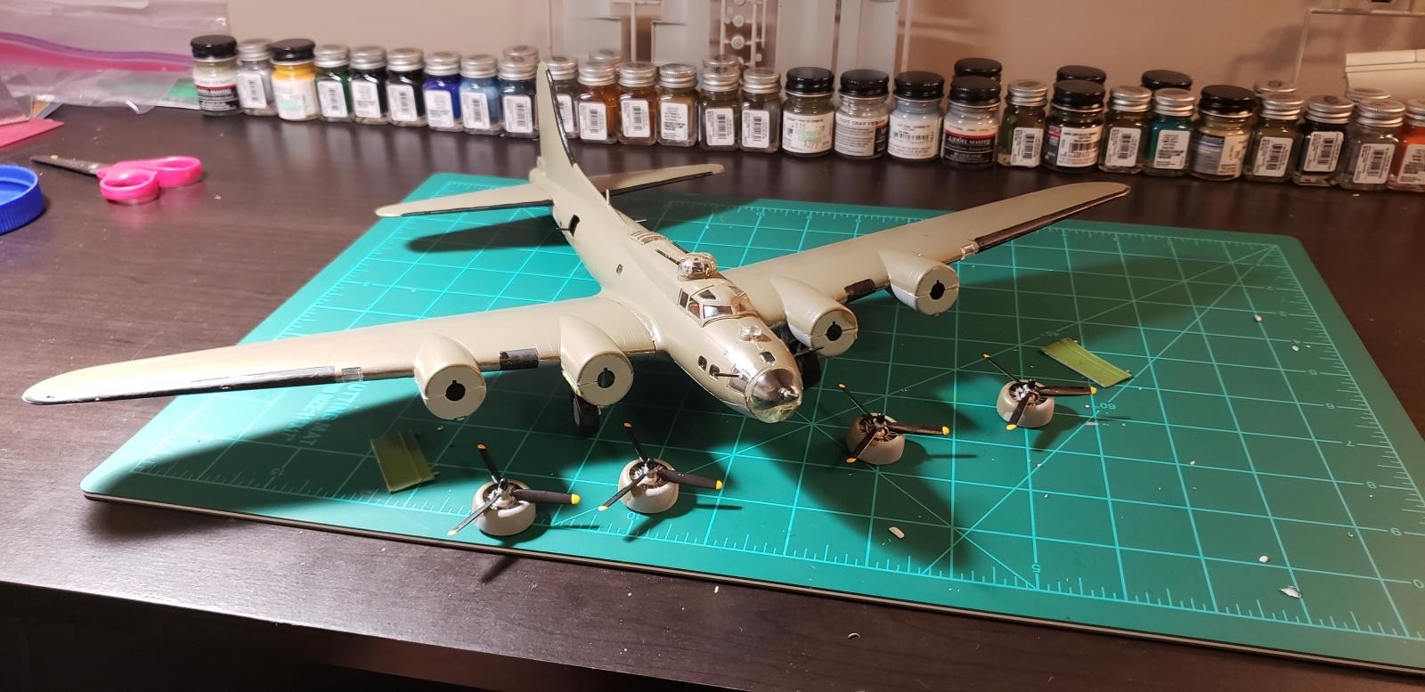 99% Done Academy B-17 - 1/72 Flying Fortress - iModeler