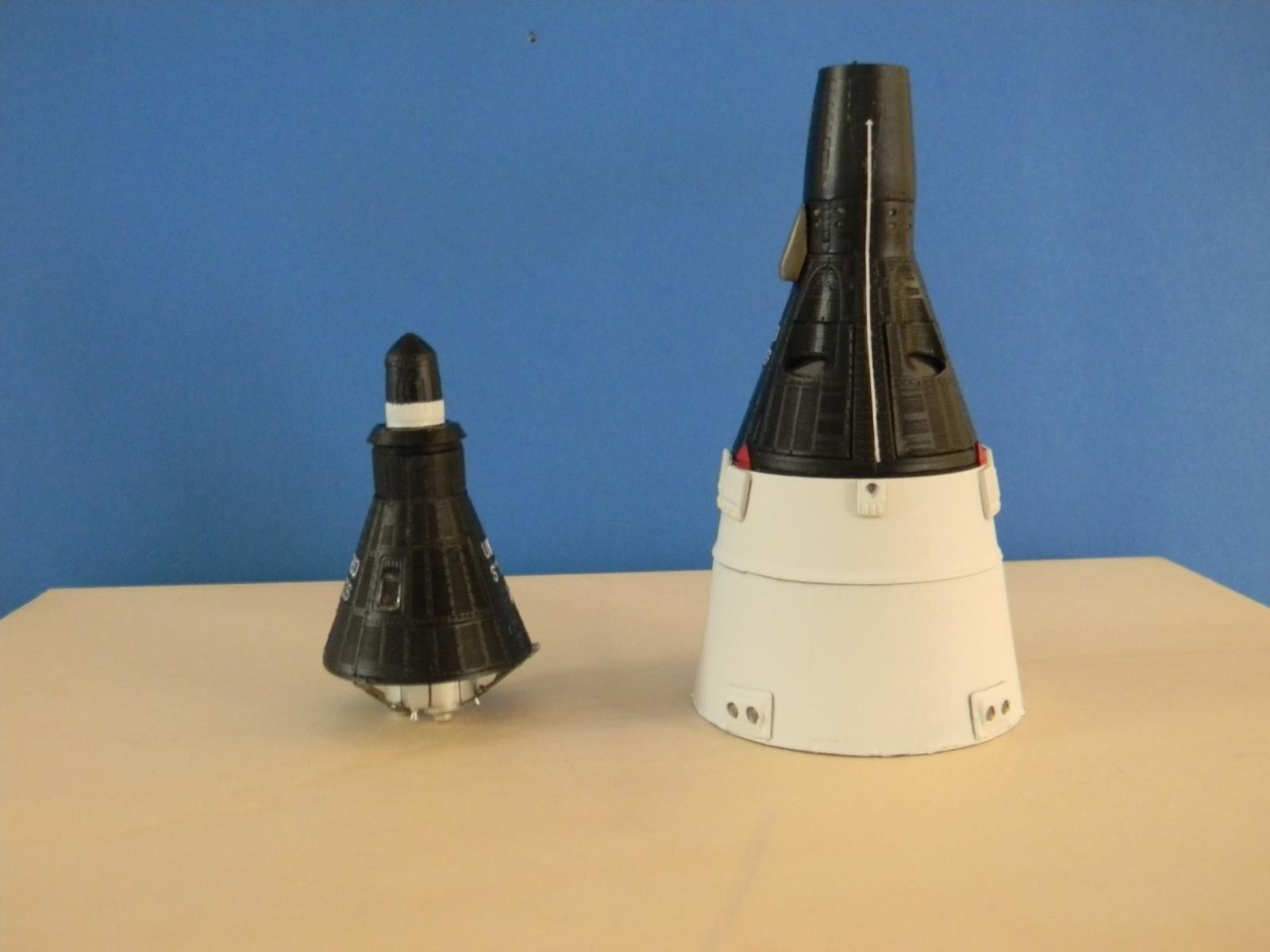 Mercury and Gemini Space capsules 1/48 Revell, reissue - iModeler