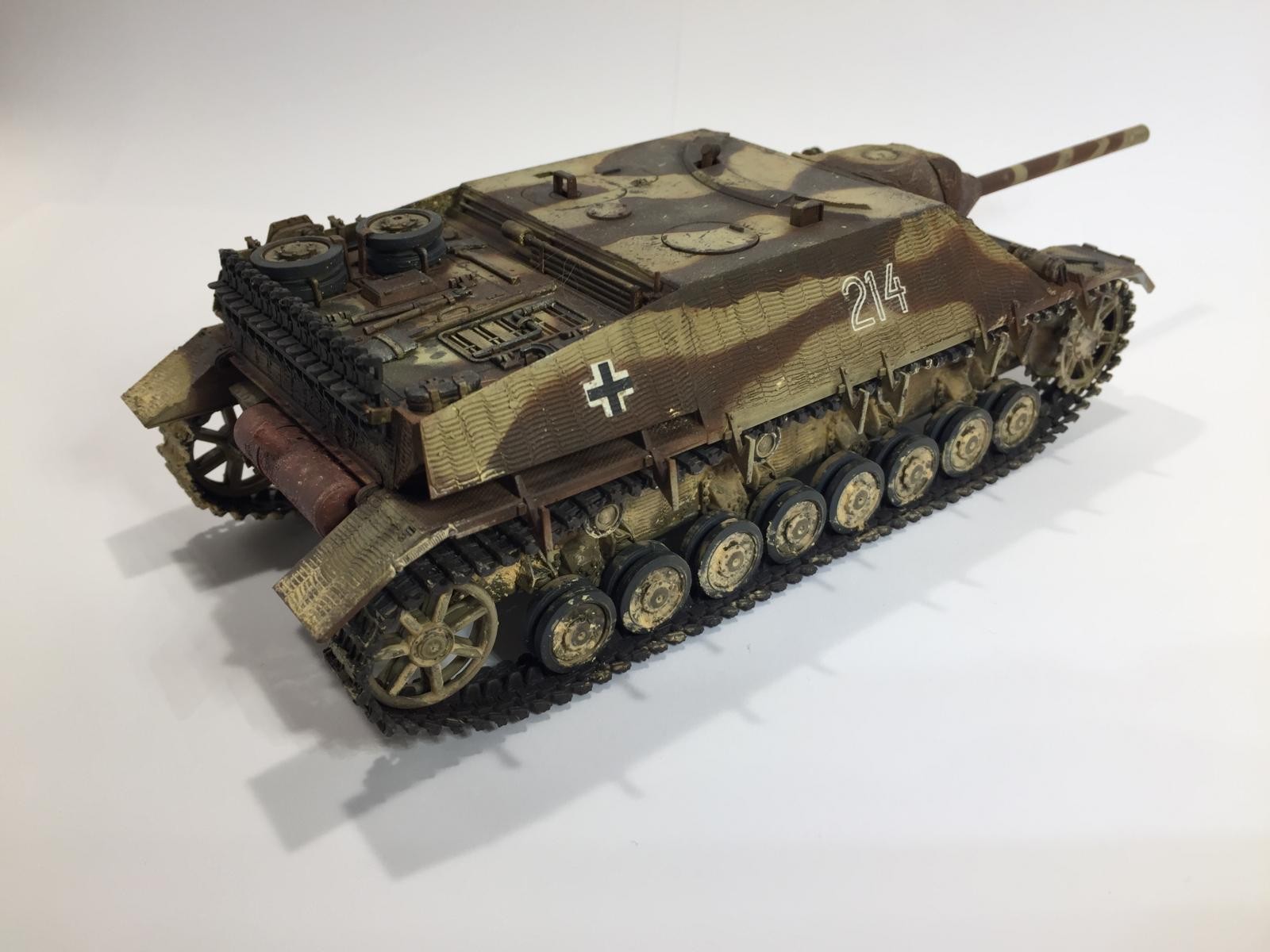 Zimmerit The First Try Revells Jagdpanzer Iv Dragon Sd Kfz