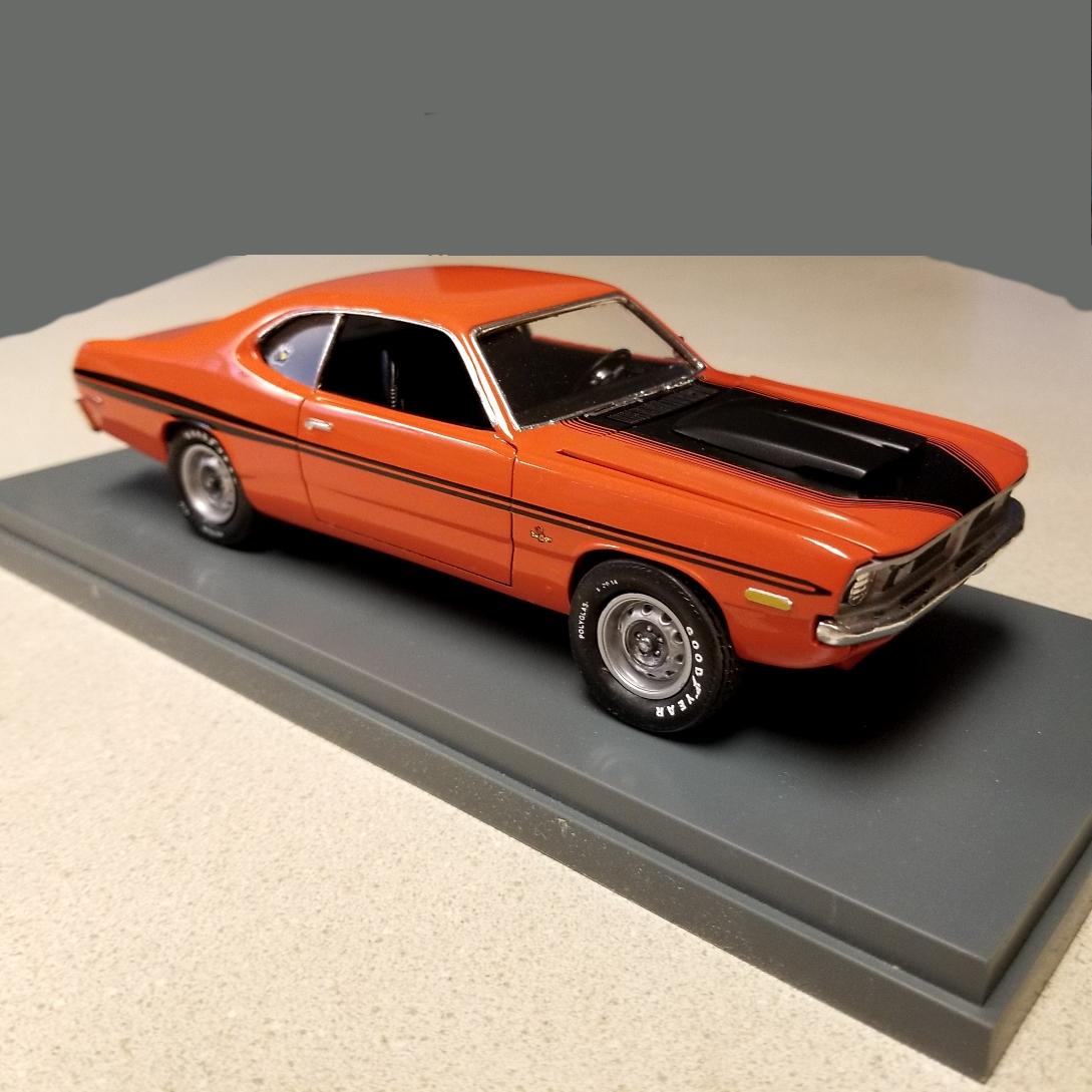 1/25 RESIN CAST 71 OR 72 DODGE DEMON CHASSIS & FULL INTERIOR !!!ONLY!!! 