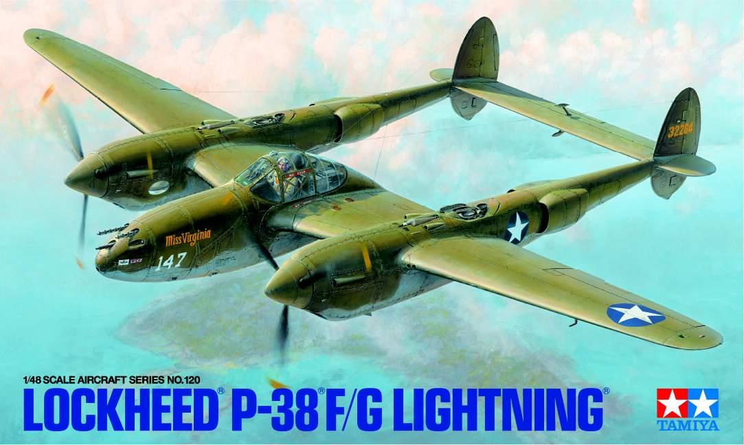 Tamiya 1/48 P-38F/G Lightning, by Tom Cleaver