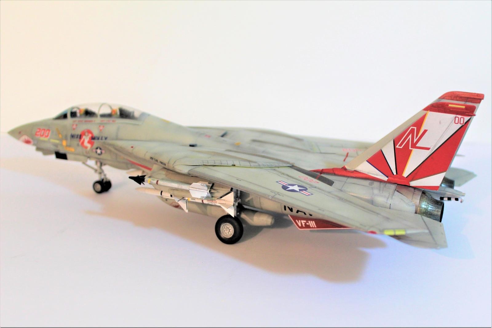 Tamiya Grumman F-14A Tomcat - 1:48 Scale % - Detail and Scale tail & Scale