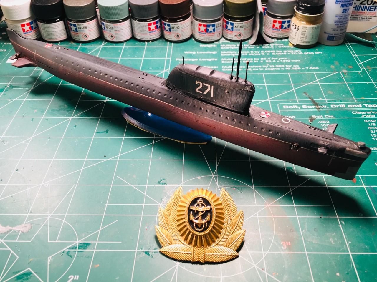 Resin kits set of soviet submarines 1/350 scale 