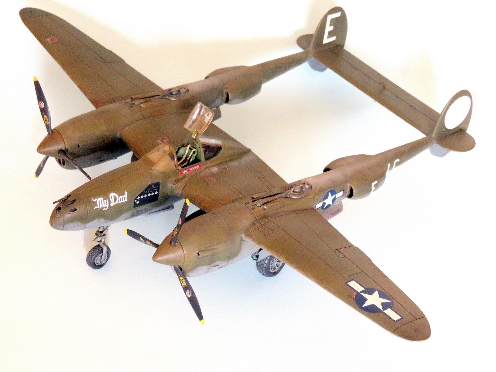 Hasegawa 1/48 P-38J Lightning Plastic Model Kit F09101 HSG09101 
