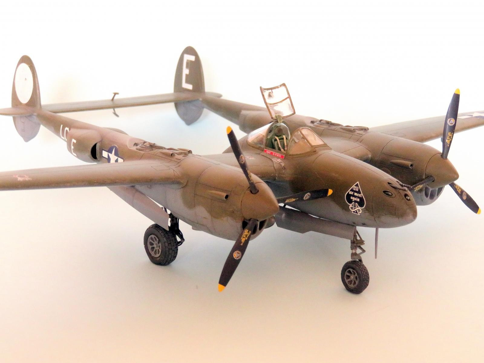 P-38J Lightning by Academy in 1/48th. - iModeler