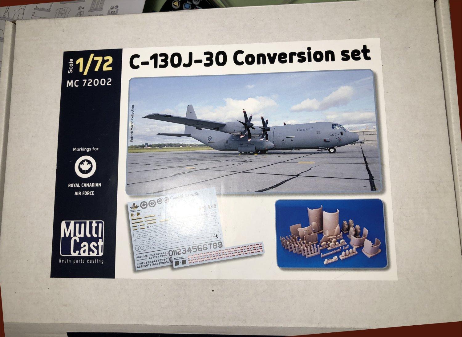 MultiCast C-130J-30 IAF /USAF  High Quality Conversion Set for C-130 1/72