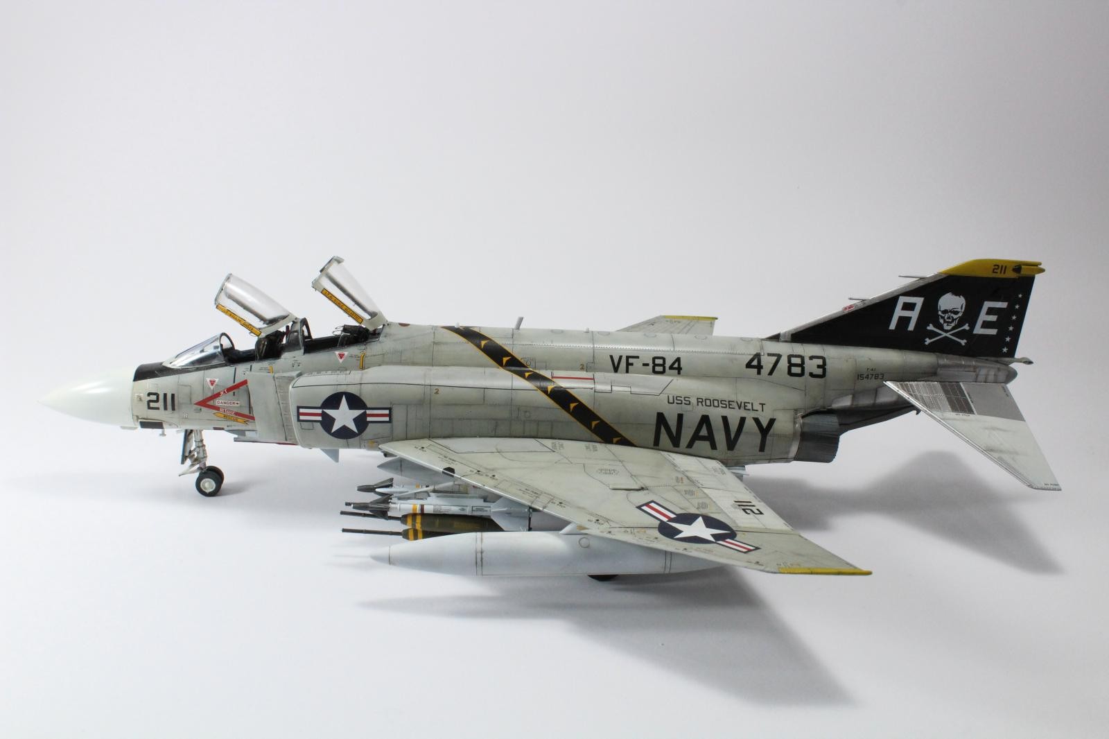 ROKAF F-4D AIR FORCE Airplain Academy 12300 Hobby Model Kit Toy 1/48 