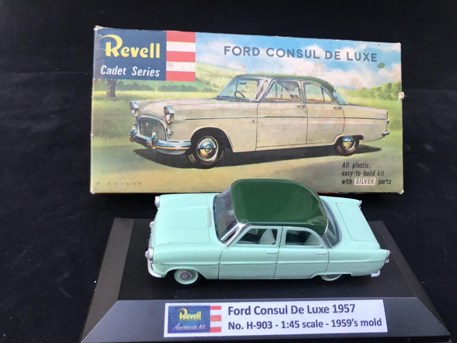 alleen Centrum eigendom Vintage Revell 1/45 scale Ford Consul De Luxe - iModeler
