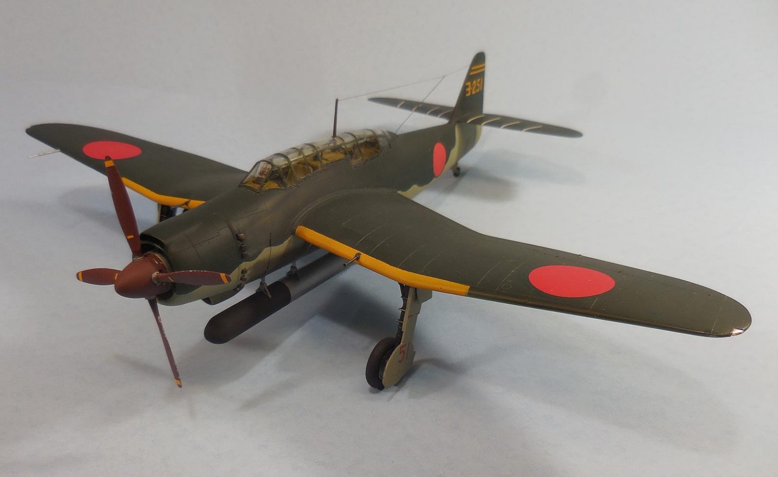 Hasegawa 1:48 Scale B7A2, Ryusei, Allied Code Named 'Grace' - 1/48 B7A ...