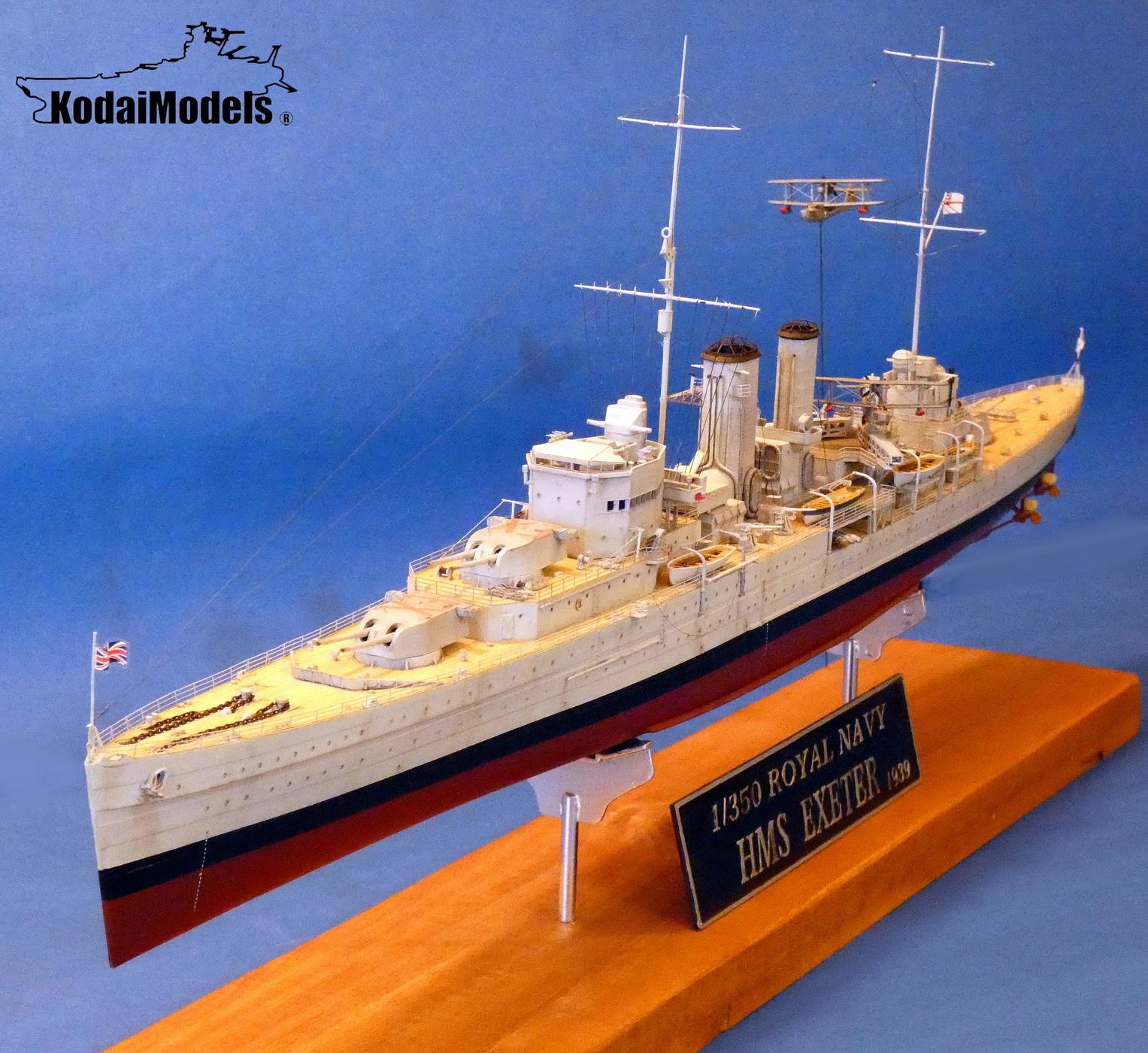 Shipyardworks 1/350 Wooden Deck HMS EXETER for TRUMPETER 05350 350050 
