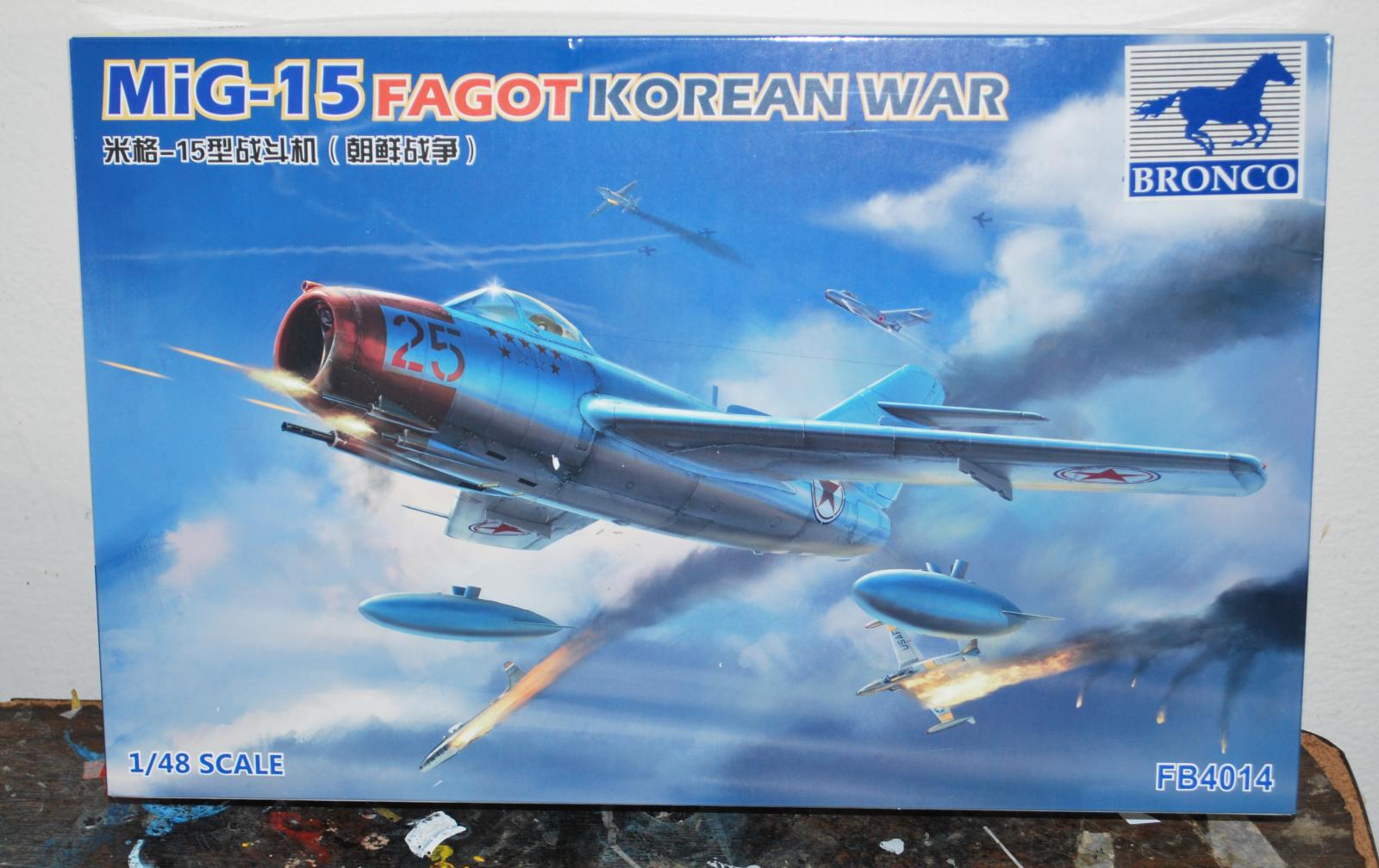 Bronco FB4014 1//48 MIG-15 FAGOT KOREAN WAR Plastic model kit