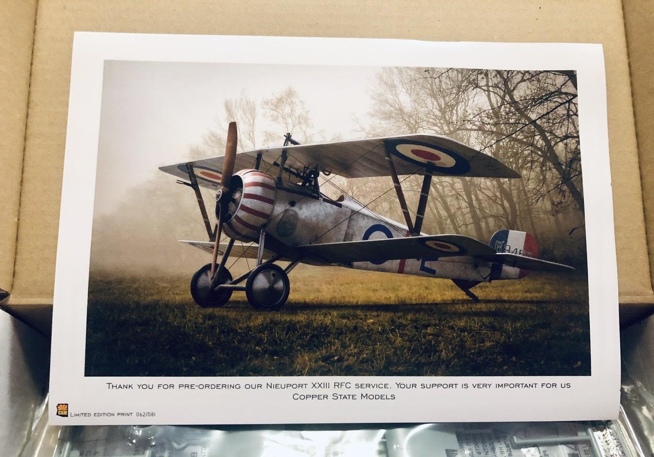 Review: Opening The Box! Copper State Models – Nieuport XXIII RFC 