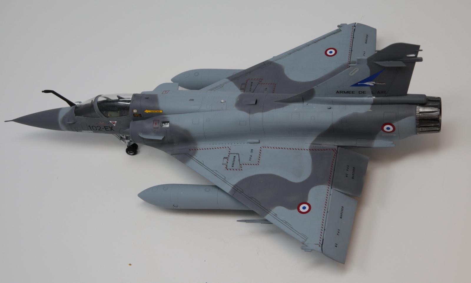 Pavla U48044 1/48 Resin Kinetic Dassault Mirage 2000C control surfaces 
