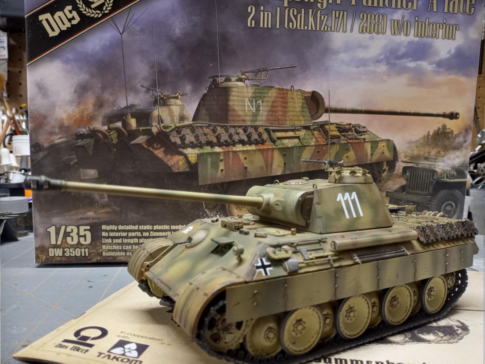DAS WERK DS 35010 1/35 PANTHER A early/mid  PLASTIC KIT NEW 