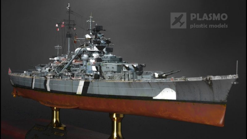 Video Battleship Bismarck 1 700 Flyhawk Ship Model Imodeler