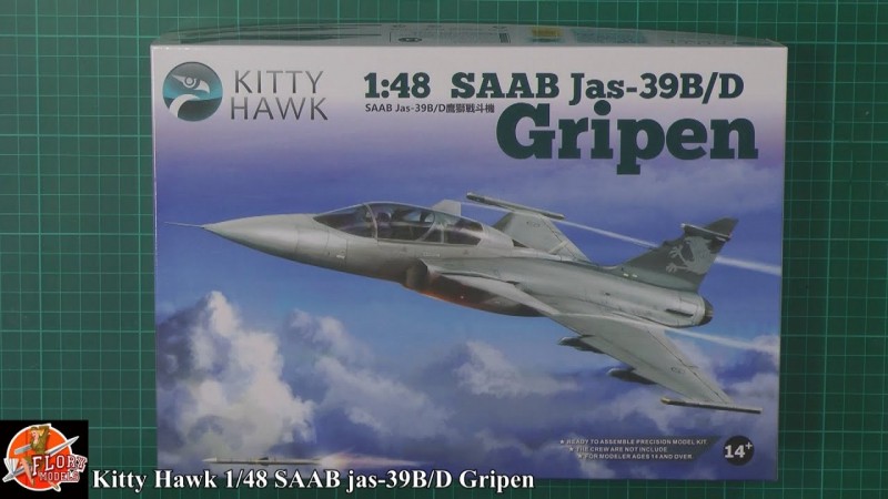 Review: Kitty Hawk 1/48 JAS-39 B/D Gripen Review - Jas 39 - IModeler