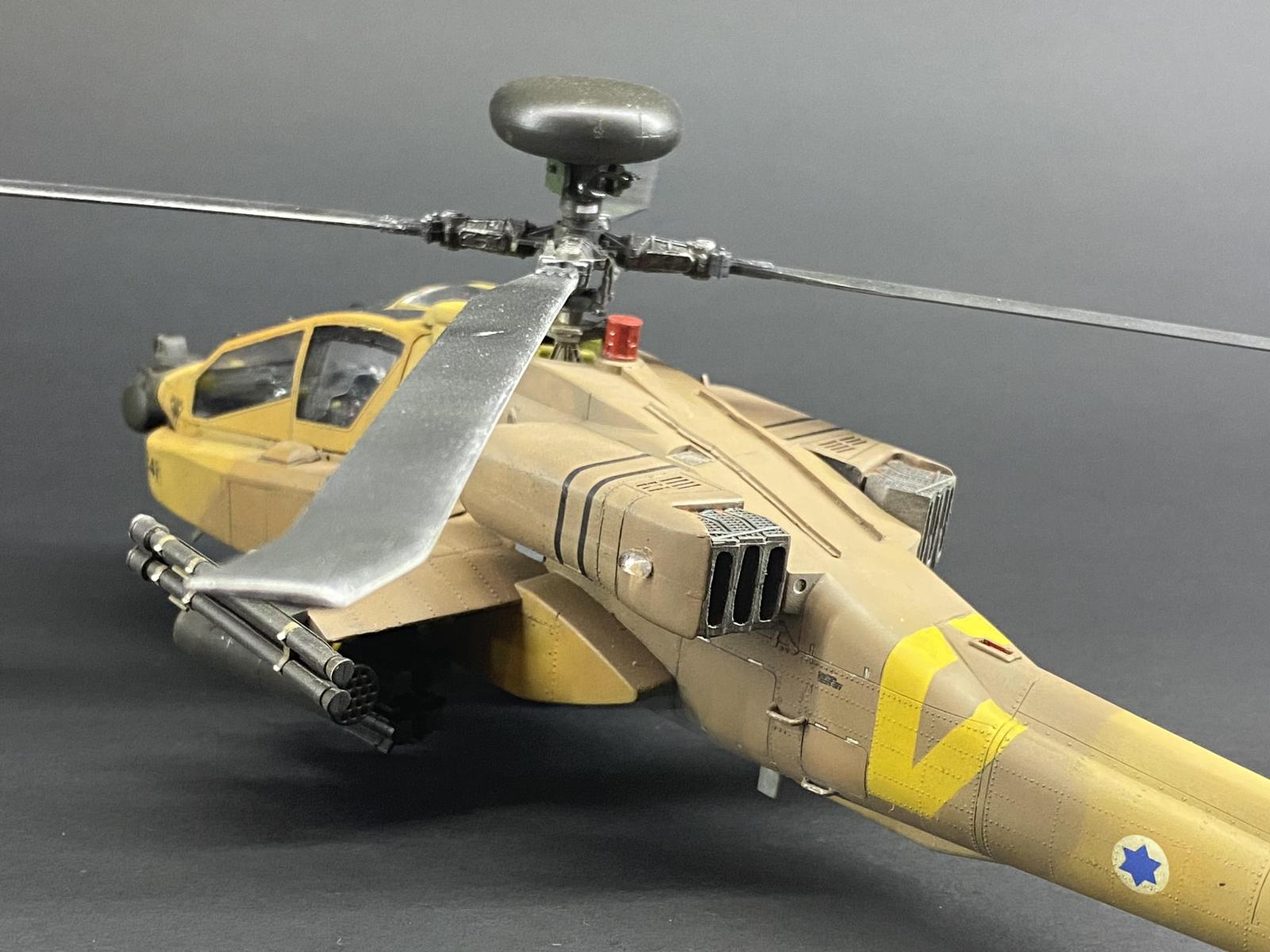 13 - Academy 1/48 AH-61D Longbow Apache - helicopter israel Israeli ...