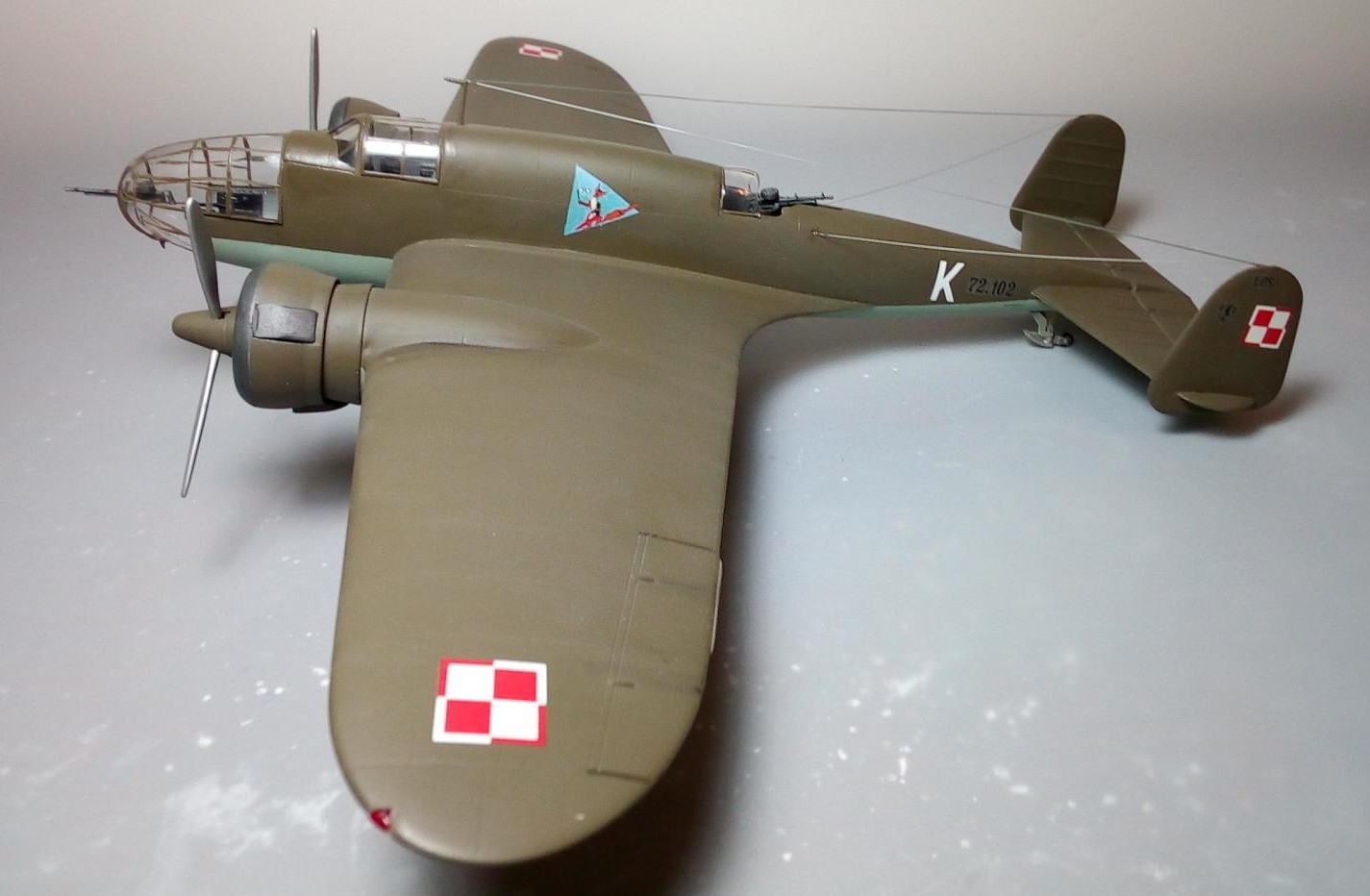Mirage Hobby 1/48 PZL 37b Luftwaffe Polish Twin Engine Bomber 1940 for sale online 