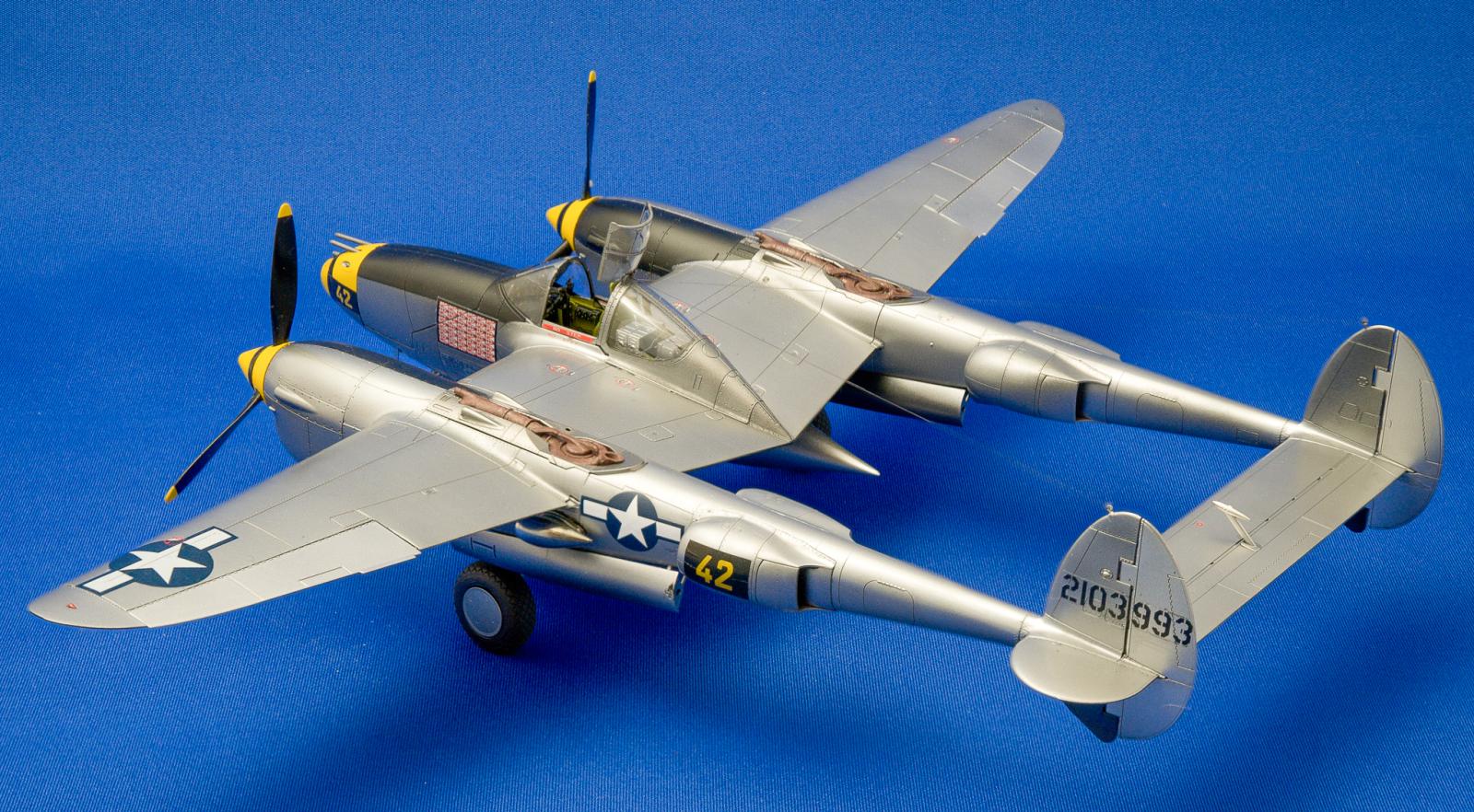 Tamiya 1/48 P-38J Lightning, by Dan Lee
