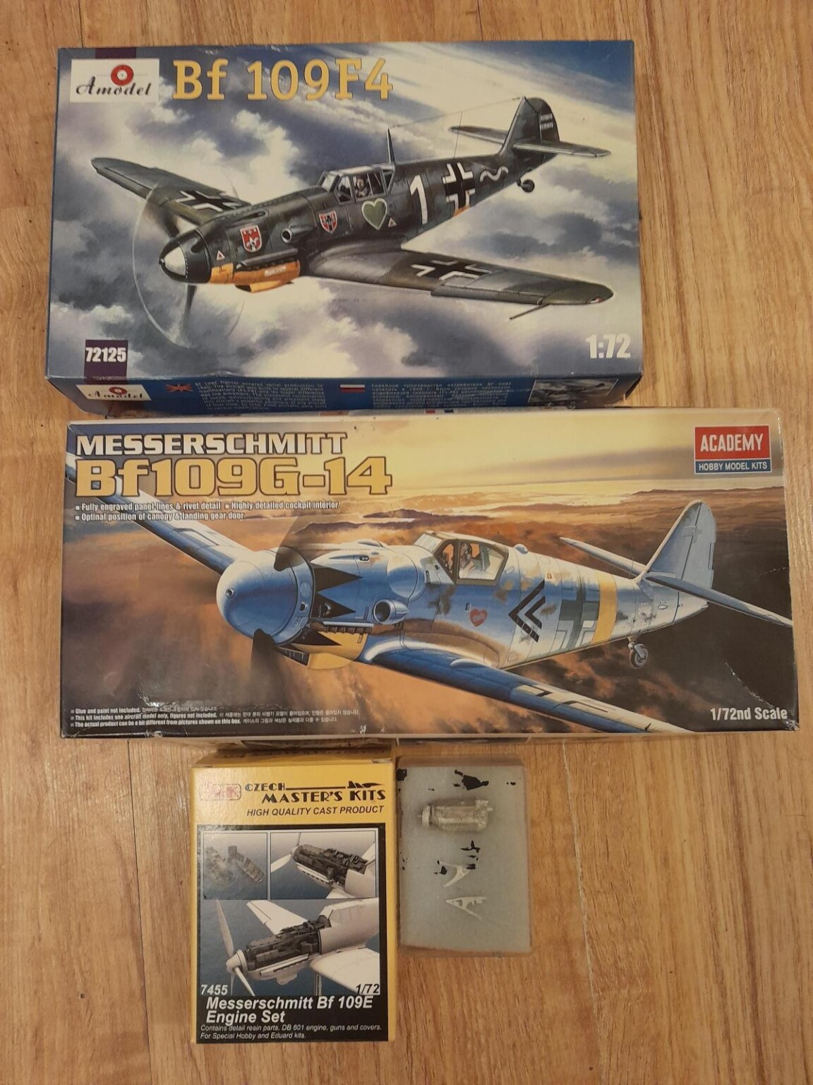 1/72 bf-109f/g. Academy, Amodel, Czech master kit. - Bf 109 - iModeler