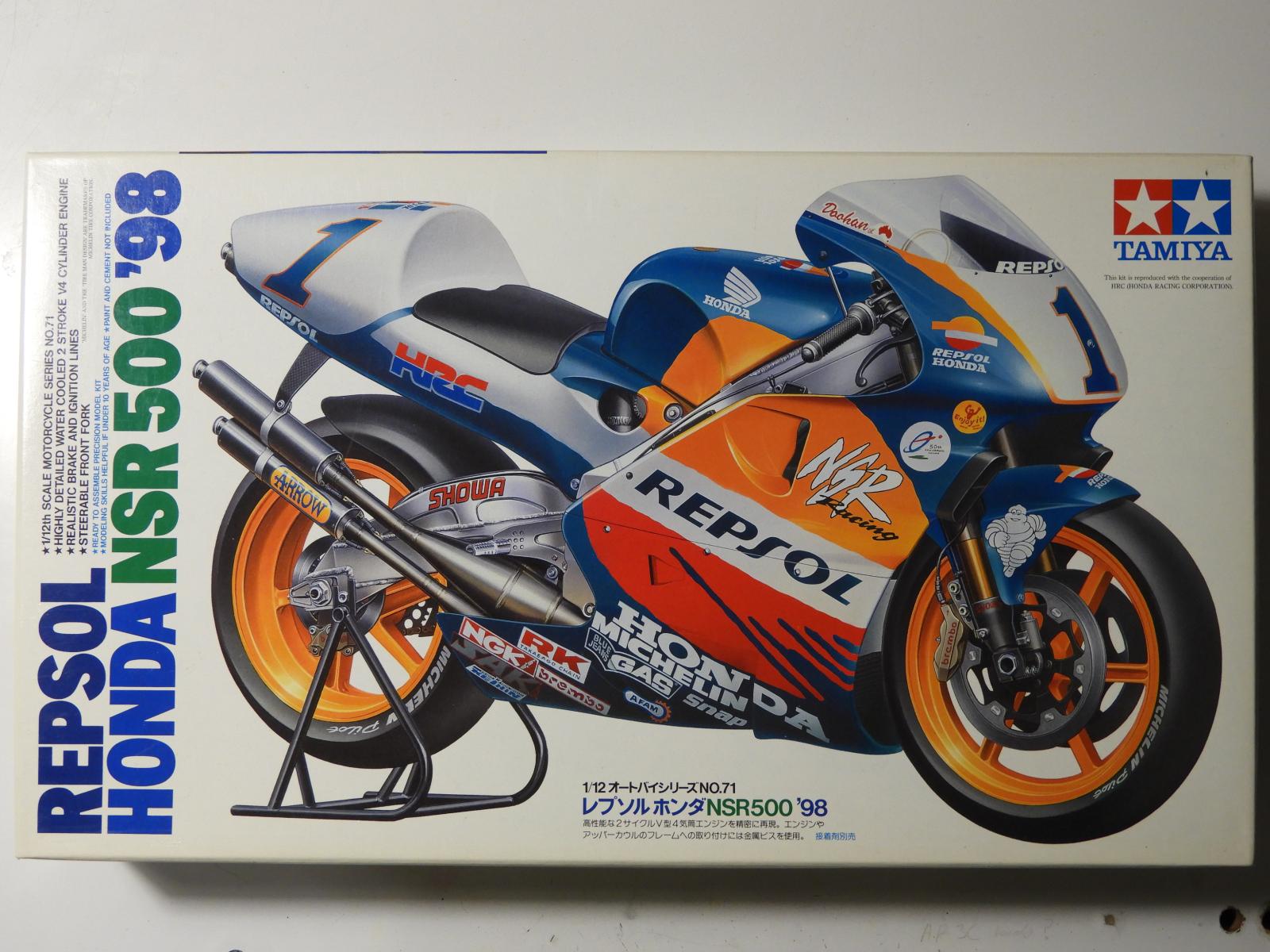 Honda NSR 500, Michael Doohan, 1998. - 1/12 Moto GP Repsol - iModeler